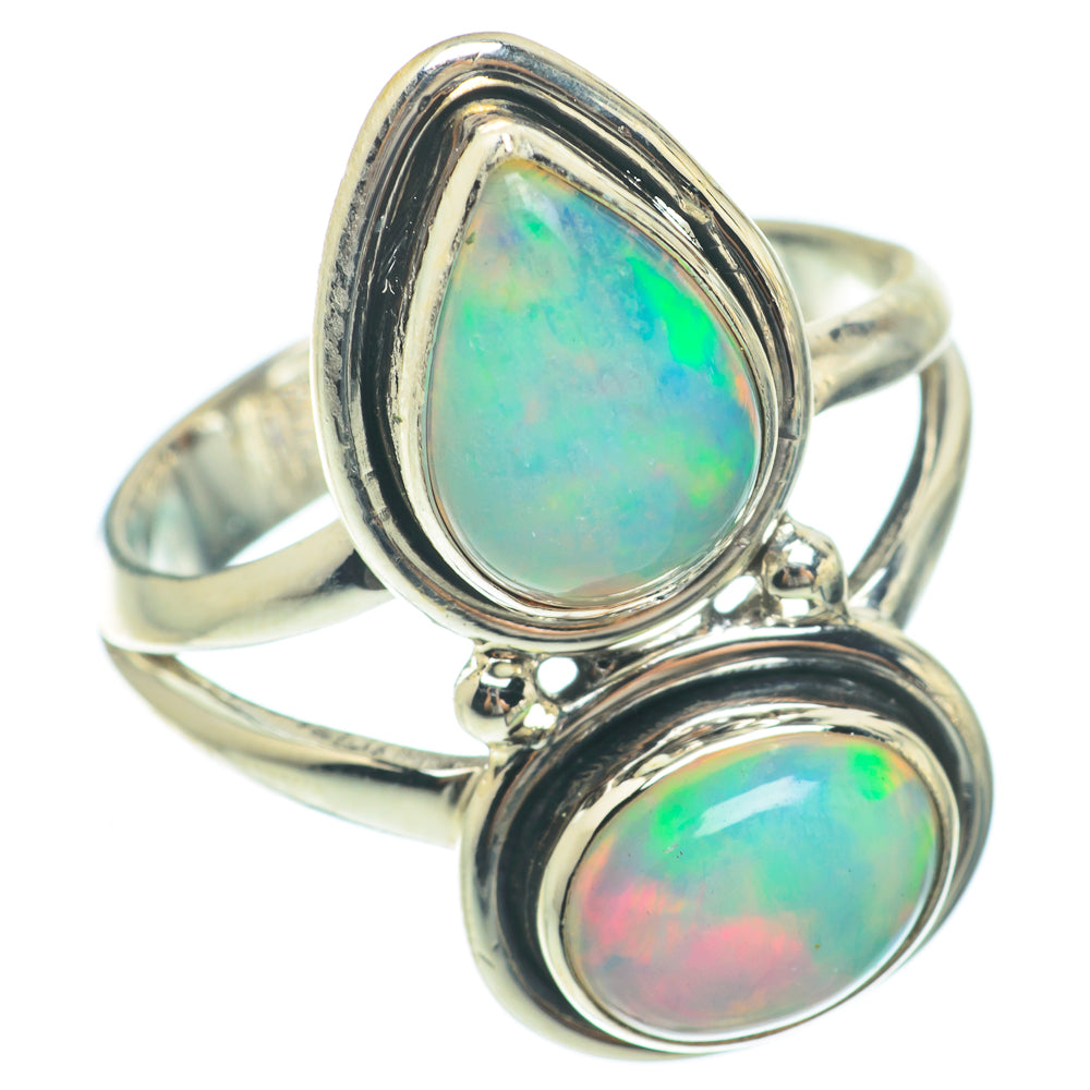 Ethiopian Opal Rings handcrafted by Anasilvercos - RING64825