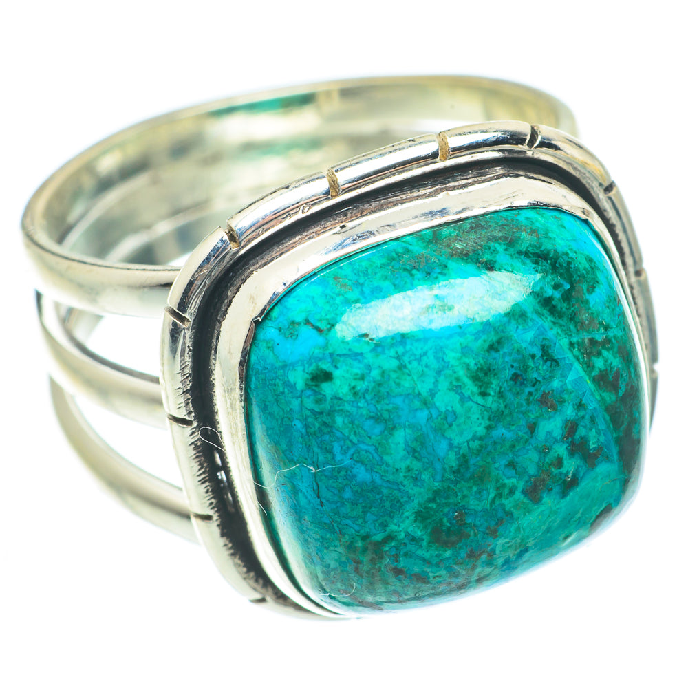 Chrysocolla Rings handcrafted by Anasilvercos - RING64828