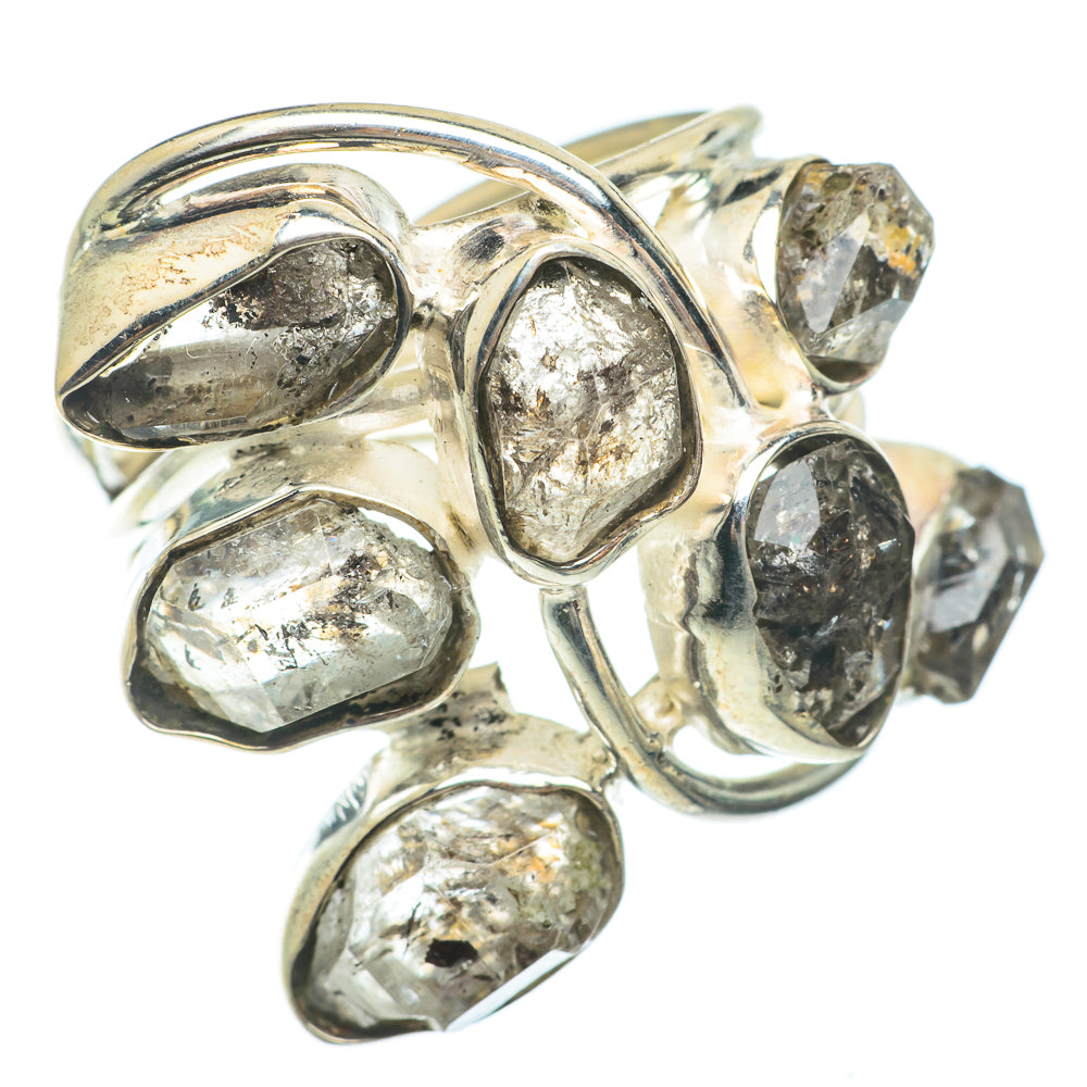 Herkimer Diamond Rings handcrafted by Anasilvercos - RING64847