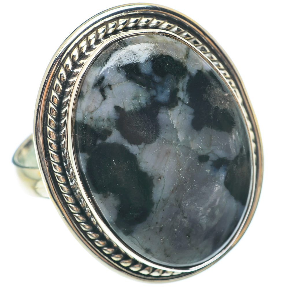 Gabbro Stone Rings handcrafted by Anasilvercos - RING64849
