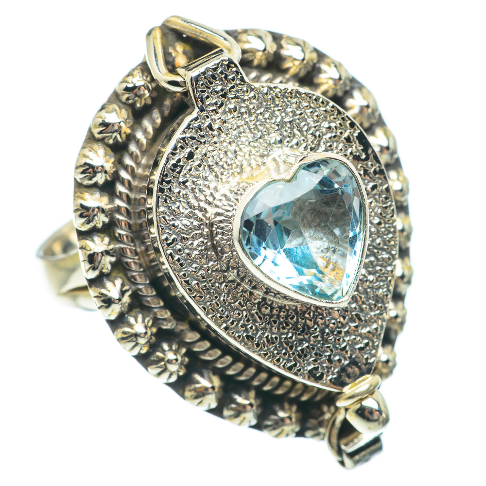 Blue Topaz Rings handcrafted by Anasilvercos - RING64858