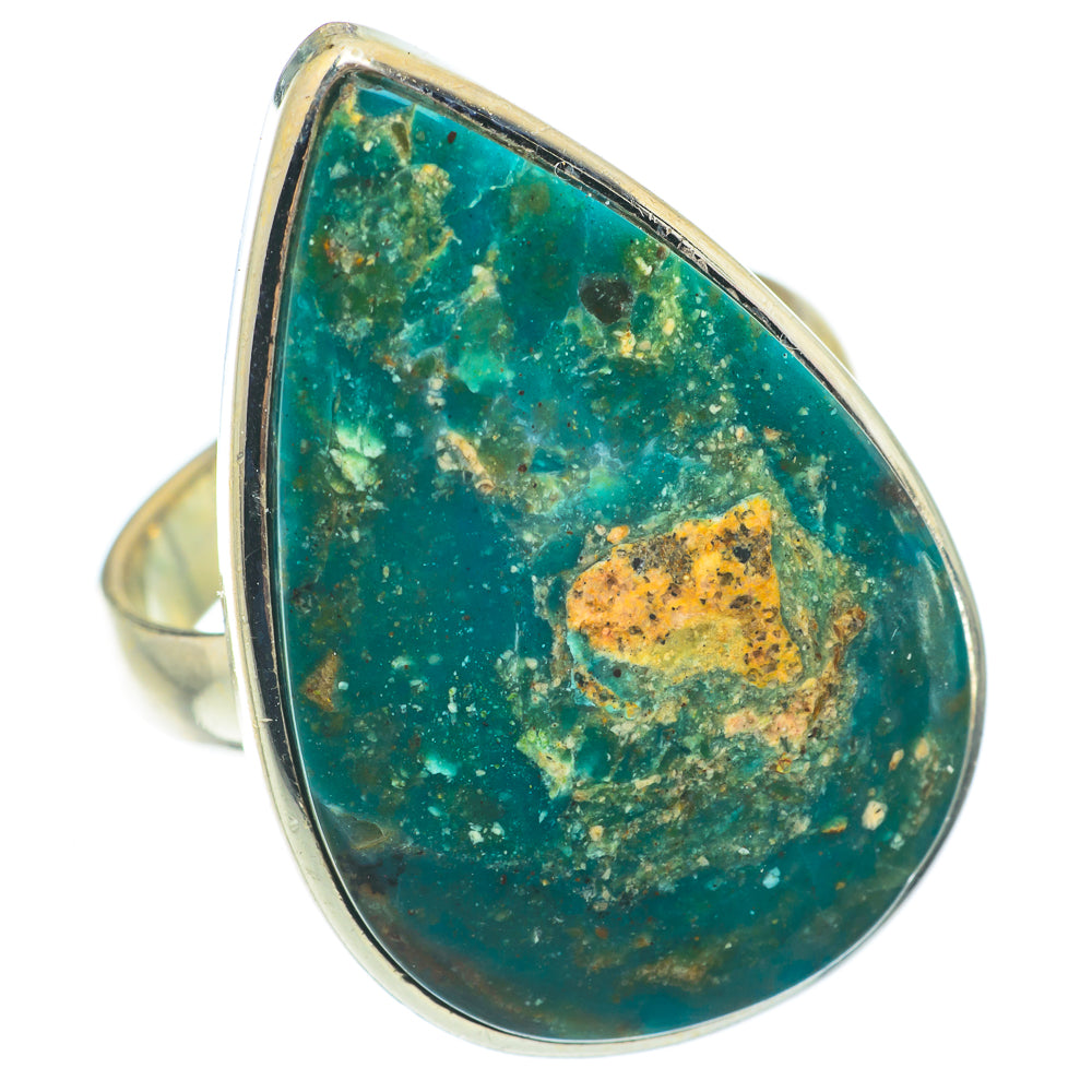 Chrysocolla Rings handcrafted by Anasilvercos - RING64859