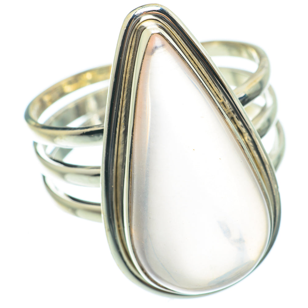 Rose Quartz Rings handcrafted by Anasilvercos - RING64871