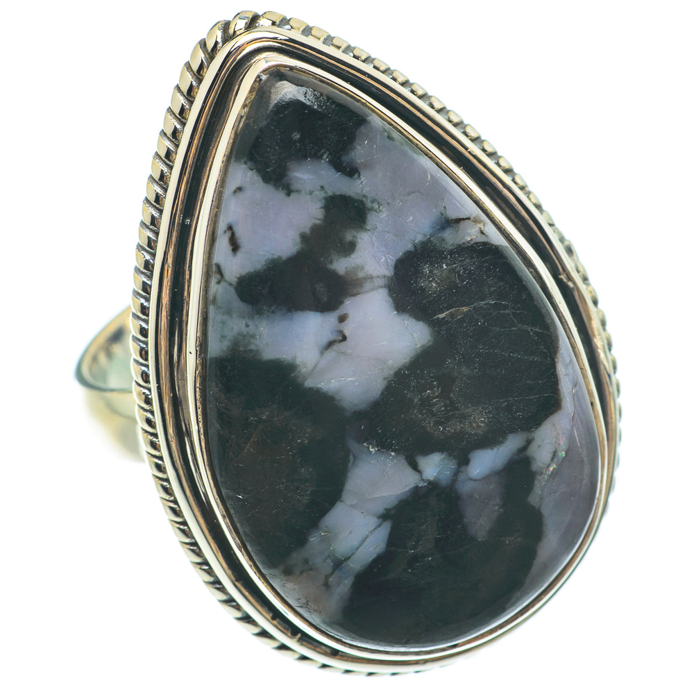 Gabbro Stone Rings handcrafted by Anasilvercos - RING64876