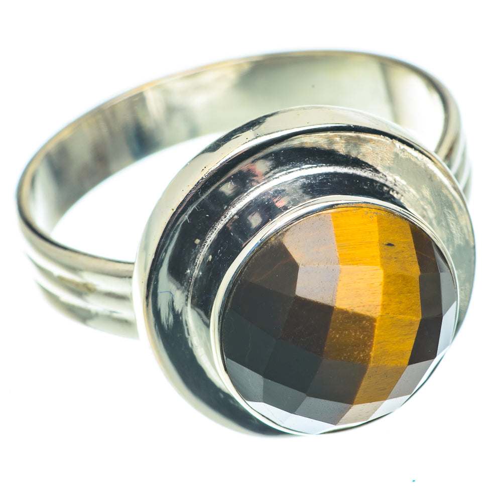 Tiger Eye Rings handcrafted by Anasilvercos - RING64889
