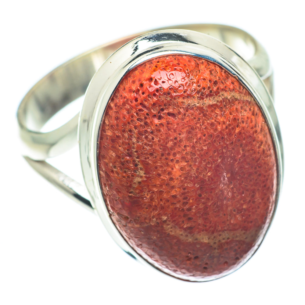 Sponge Coral Rings handcrafted by Anasilvercos - RING64891