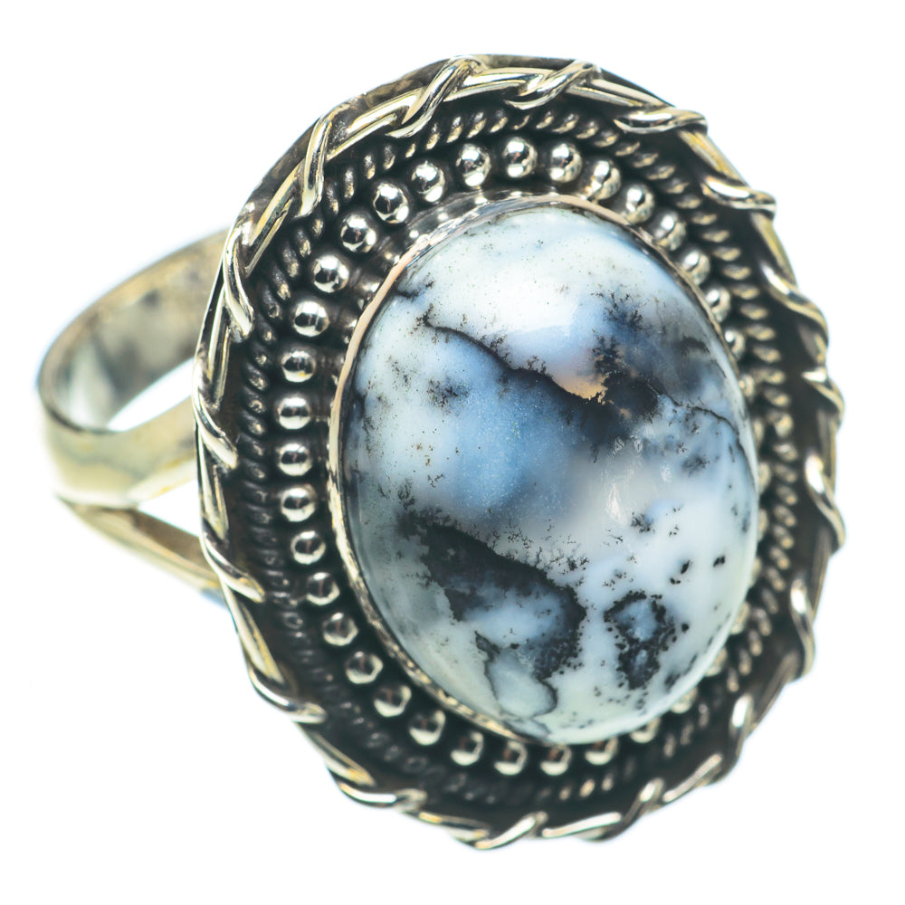 Dendritic Opal Rings handcrafted by Anasilvercos - RING64902
