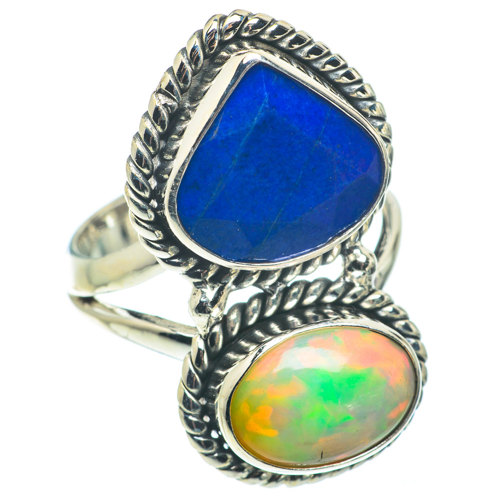 Lapis Lazuli Rings handcrafted by Anasilvercos - RING64906