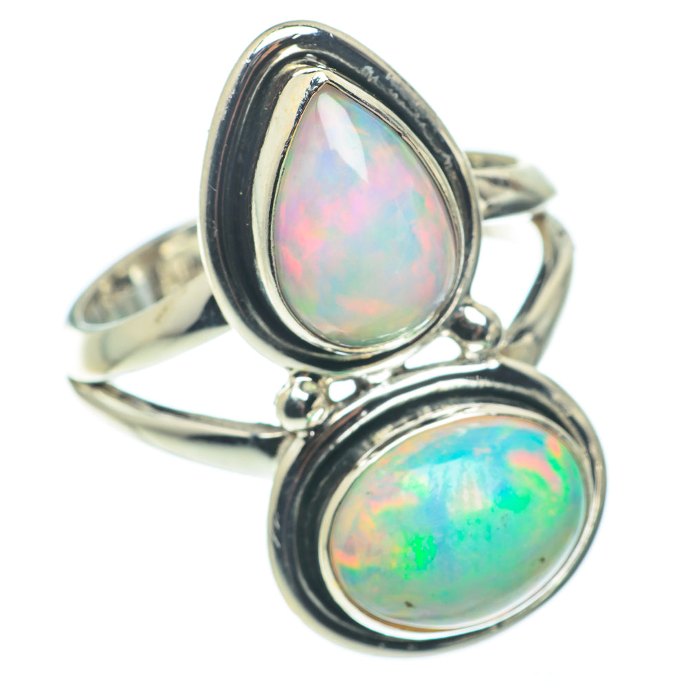 Ethiopian Opal Rings handcrafted by Anasilvercos - RING64909
