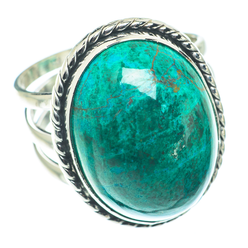 Chrysocolla Rings handcrafted by Anasilvercos - RING64914