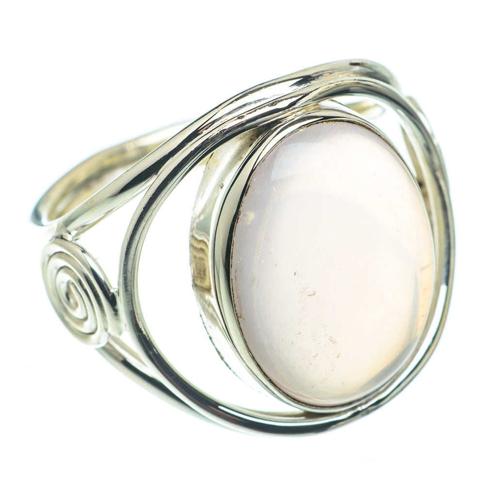 Rose Quartz Rings handcrafted by Anasilvercos - RING64919