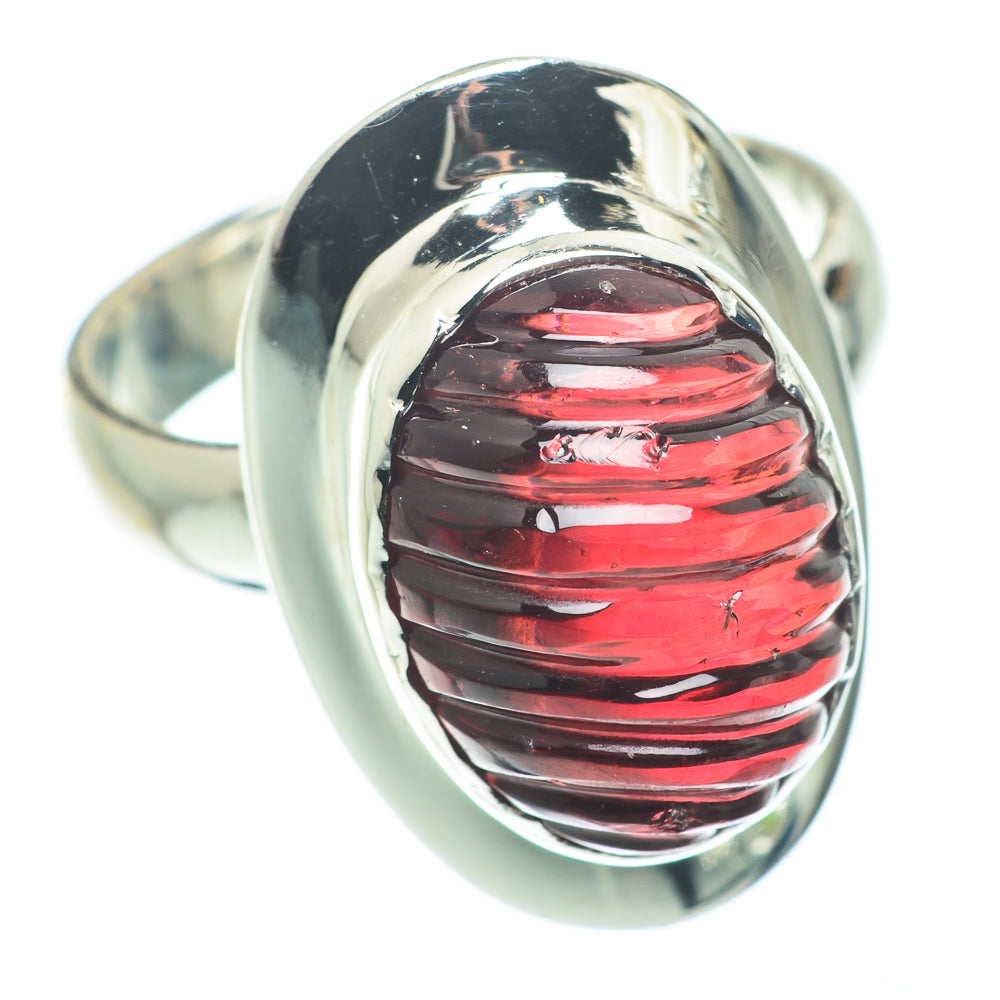 Garnet Rings handcrafted by Anasilvercos - RING64921