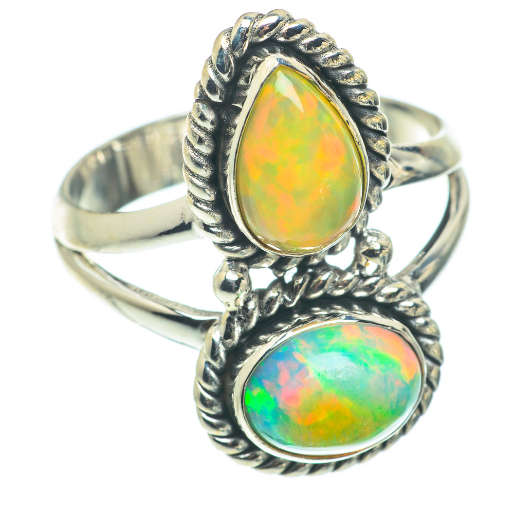 Ethiopian Opal Rings handcrafted by Anasilvercos - RING64933