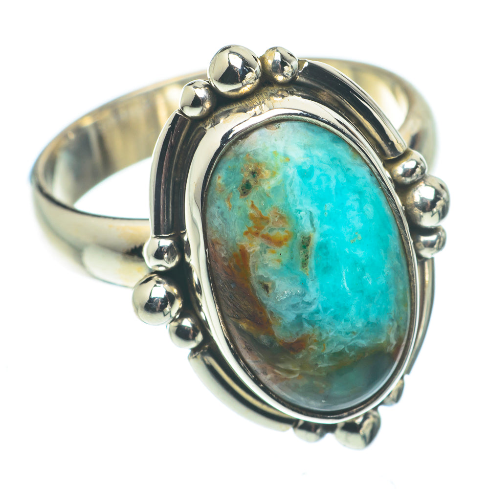 Peruvian Opal Rings handcrafted by Anasilvercos - RING64936