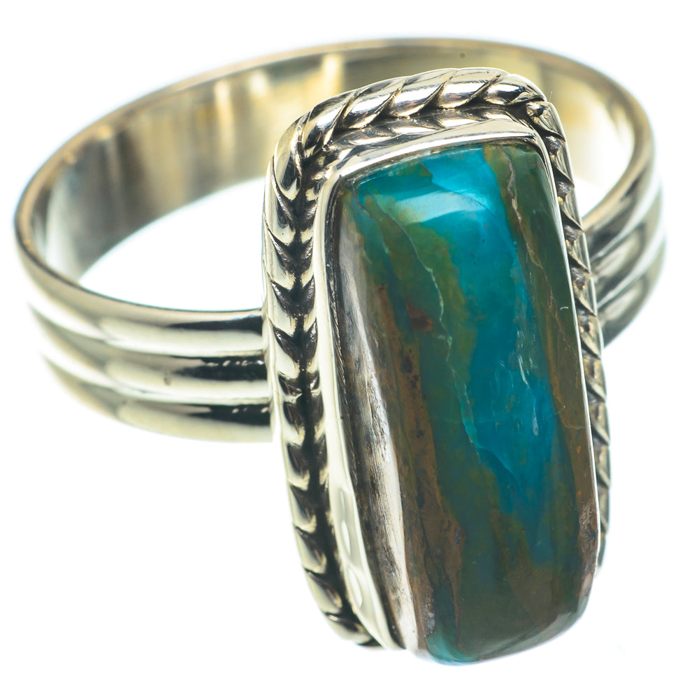 Chrysocolla Rings handcrafted by Anasilvercos - RING64938