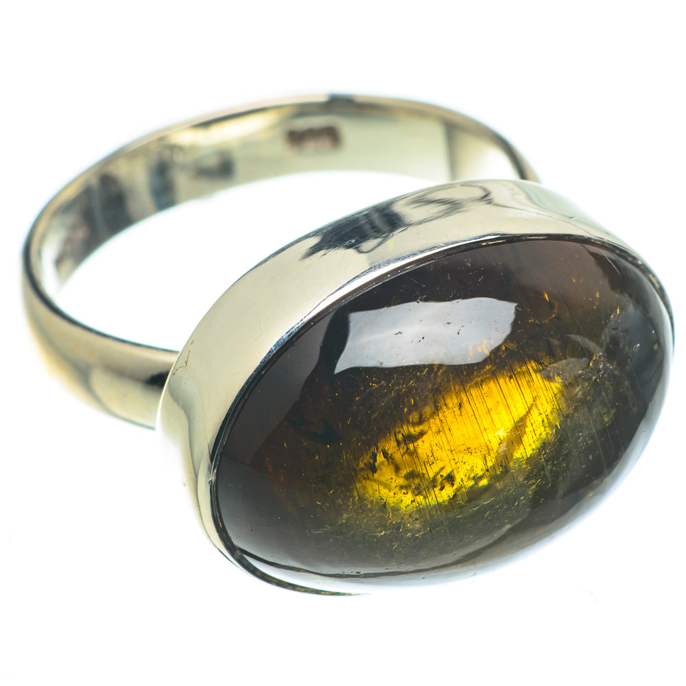 Olive Quartz Rings handcrafted by Anasilvercos - RING64942