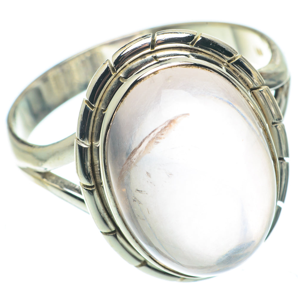Rose Quartz Rings handcrafted by Anasilvercos - RING64946