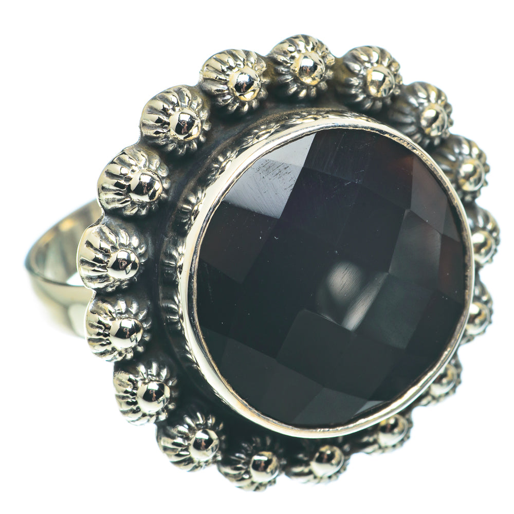 Black Onyx Rings handcrafted by Anasilvercos - RING64951