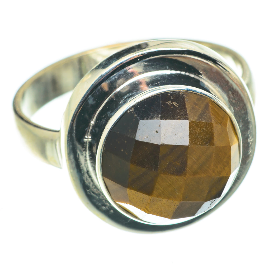 Tiger Eye Rings handcrafted by Anasilvercos - RING64965