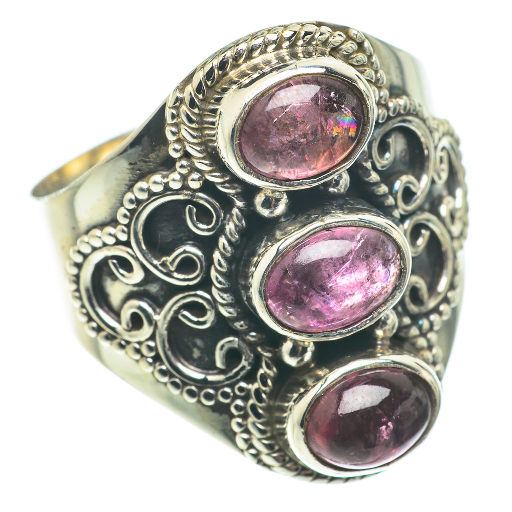 Pink Tourmaline Rings handcrafted by Anasilvercos - RING64969
