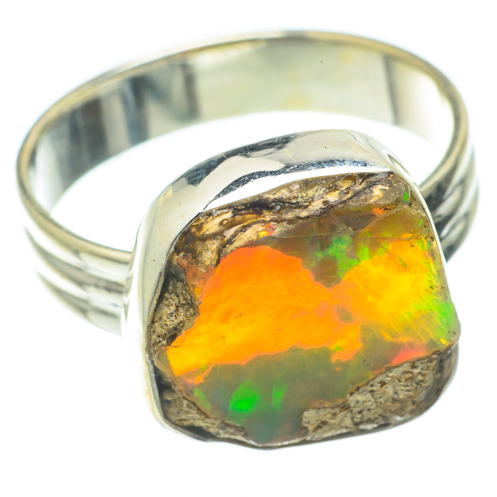 Ethiopian Opal Rings handcrafted by Anasilvercos - RING64977