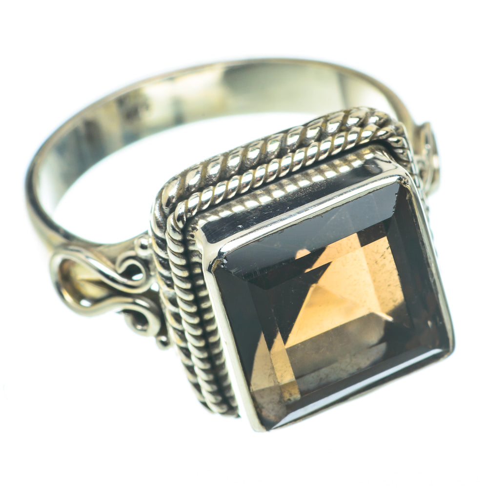 Smoky Quartz Rings handcrafted by Anasilvercos - RING64986