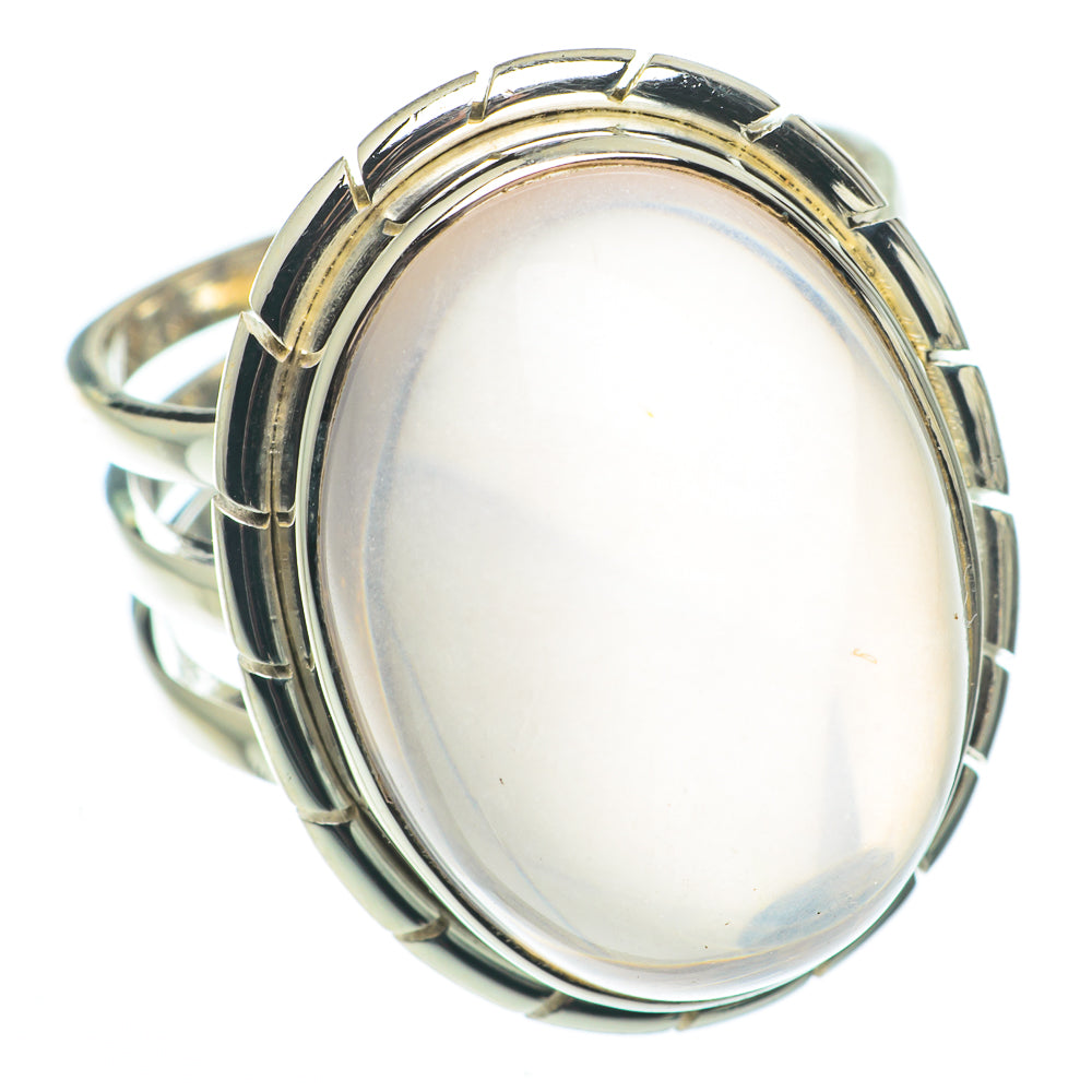 Rose Quartz Rings handcrafted by Anasilvercos - RING64989