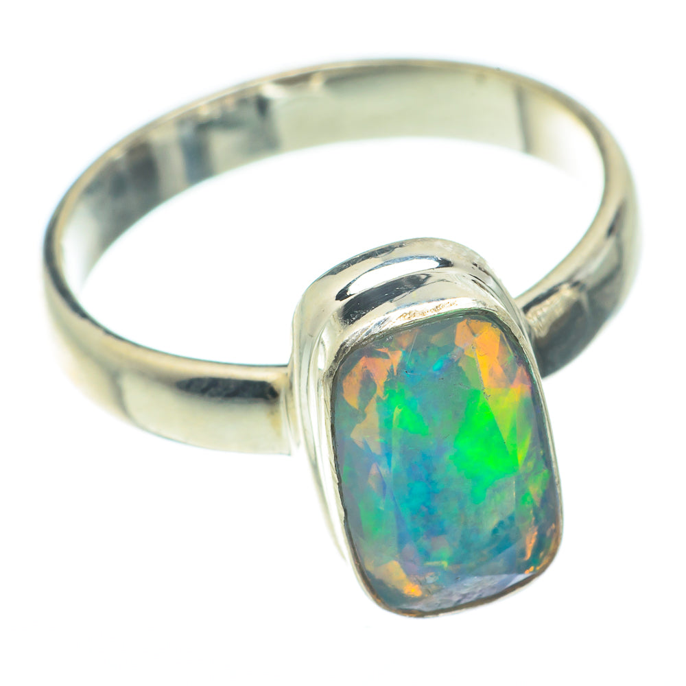 Ethiopian Opal Rings handcrafted by Anasilvercos - RING64999