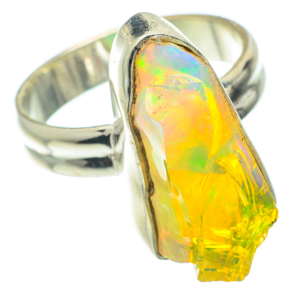 Ethiopian Opal Rings handcrafted by Anasilvercos - RING65000