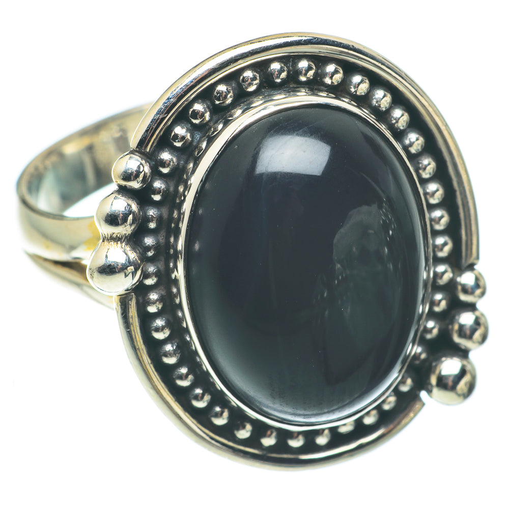 Black Onyx Rings handcrafted by Anasilvercos - RING65017
