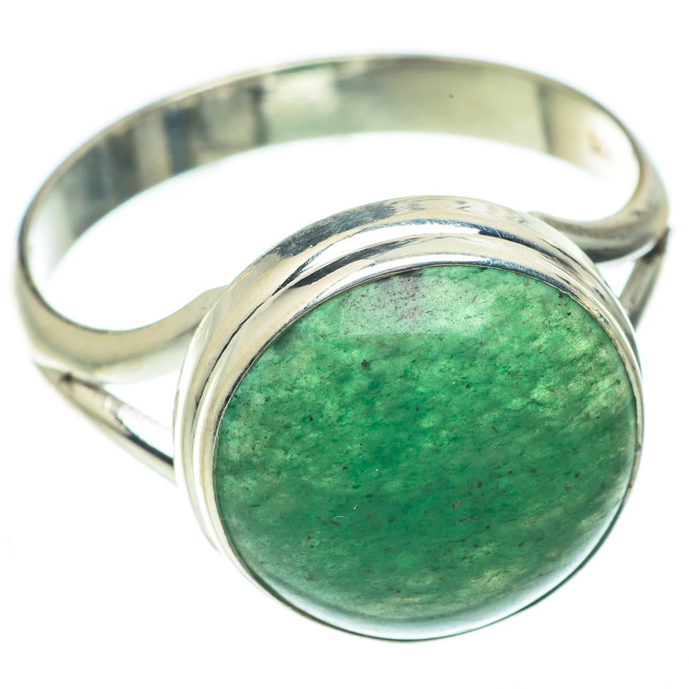 Green Aventurine Rings handcrafted by Anasilvercos - RING65025