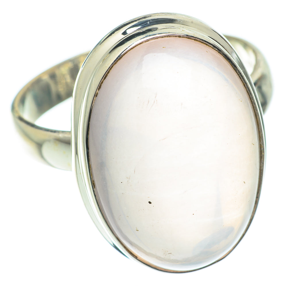 Rose Quartz Rings handcrafted by Anasilvercos - RING65032