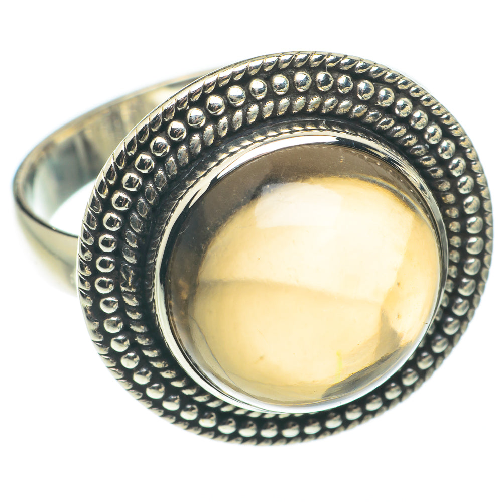 Smoky Quartz Rings handcrafted by Anasilvercos - RING65046
