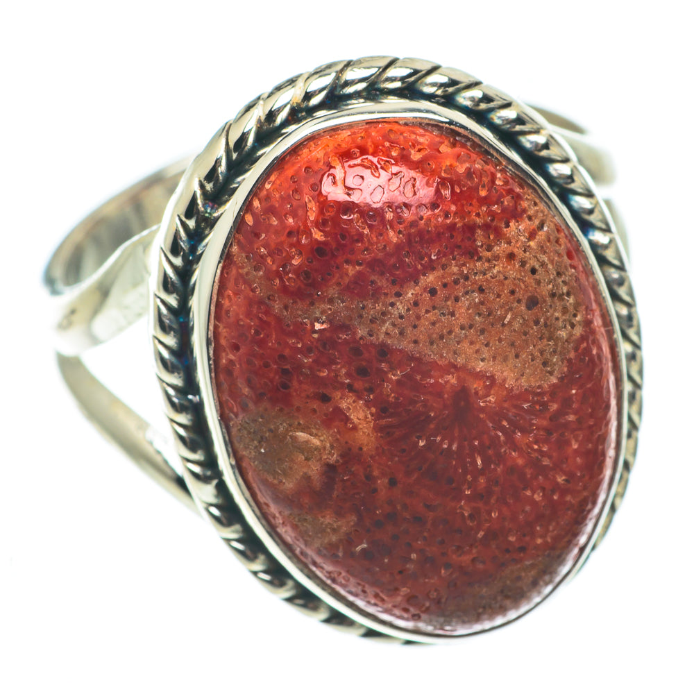 Sponge Coral Rings handcrafted by Anasilvercos - RING65048