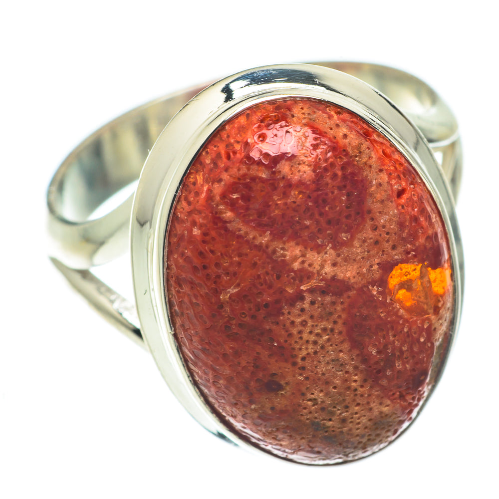 Sponge Coral Rings handcrafted by Anasilvercos - RING65066