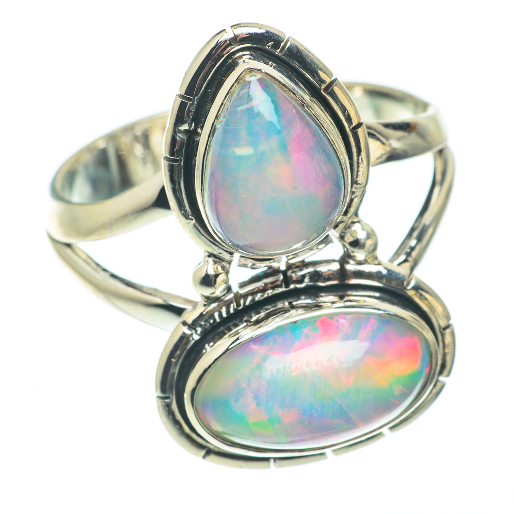 Ethiopian Opal Rings handcrafted by Anasilvercos - RING65072