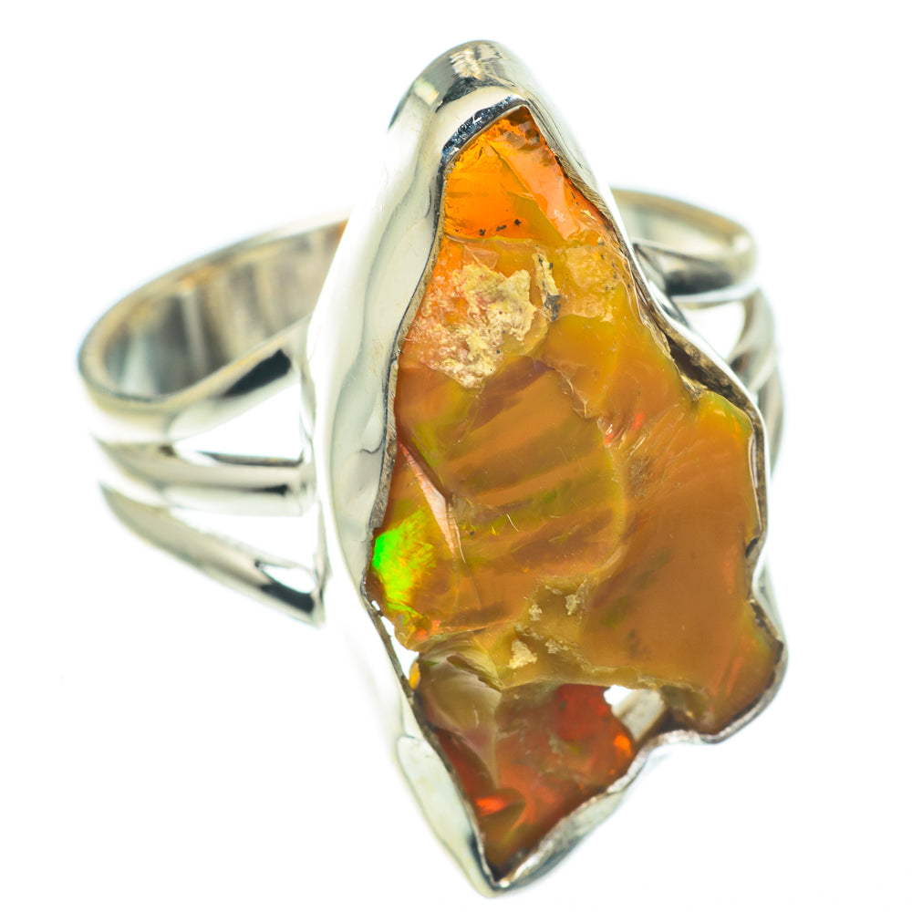 Ethiopian Opal Rings handcrafted by Anasilvercos - RING65073