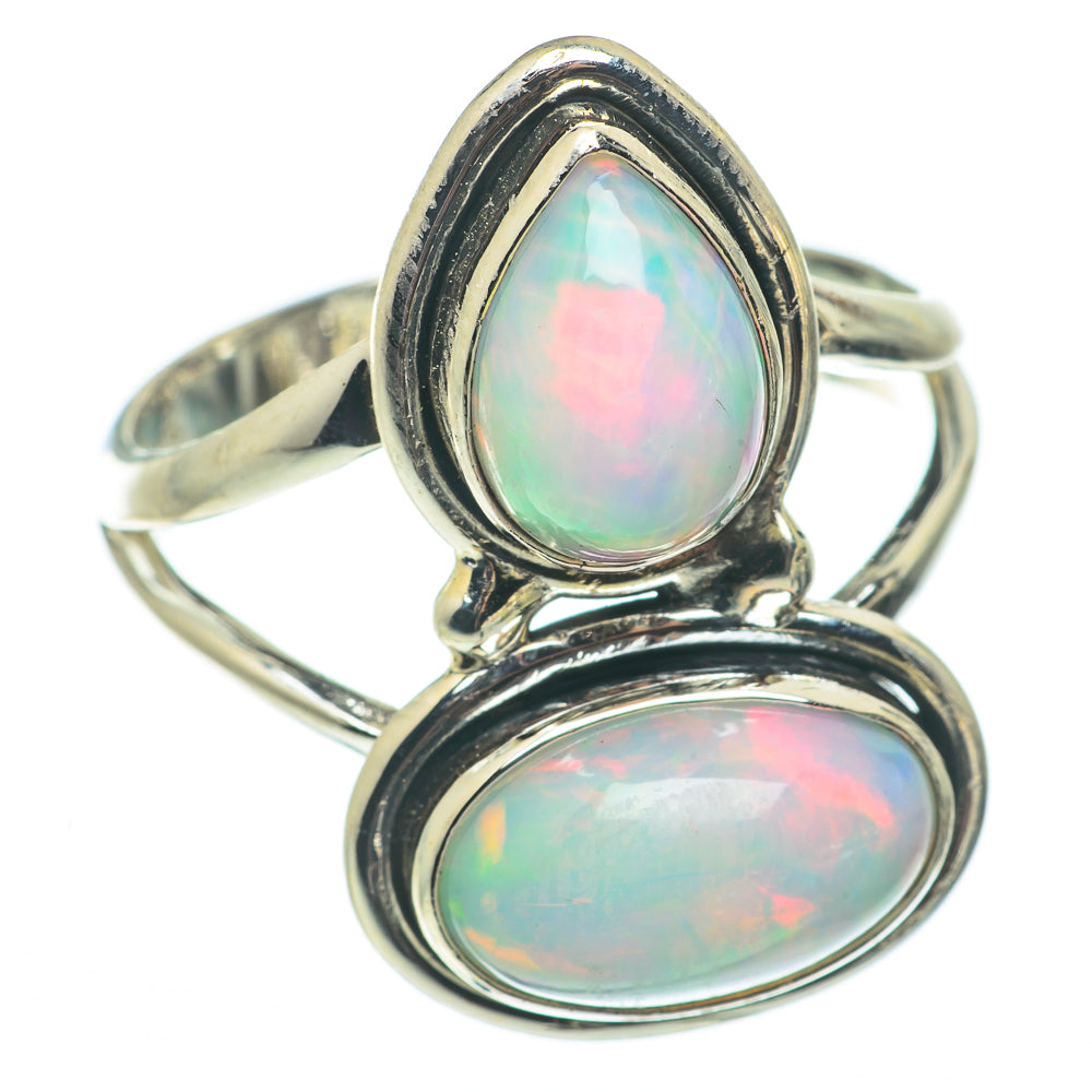 Ethiopian Opal Rings handcrafted by Anasilvercos - RING65088