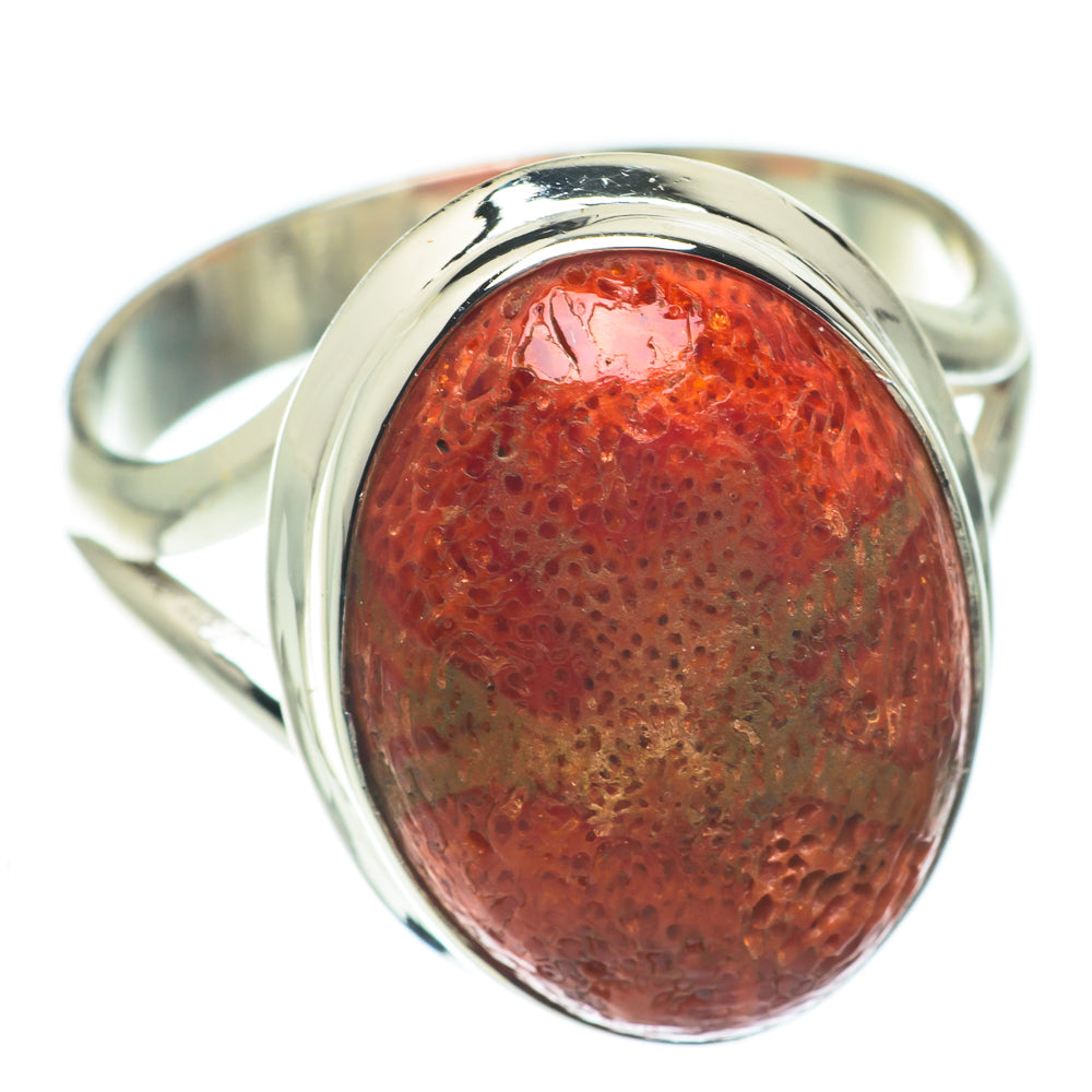 Sponge Coral Rings handcrafted by Anasilvercos - RING65099