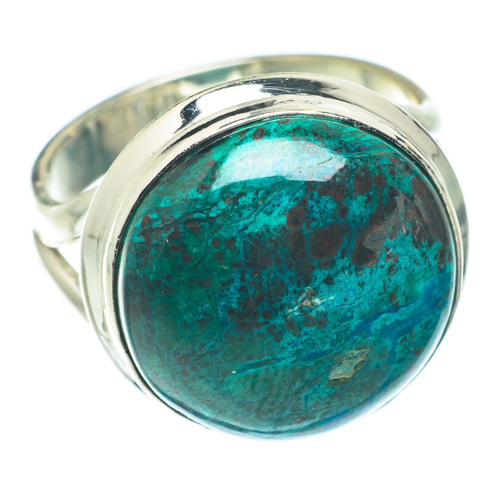 Chrysocolla Rings handcrafted by Anasilvercos - RING65112