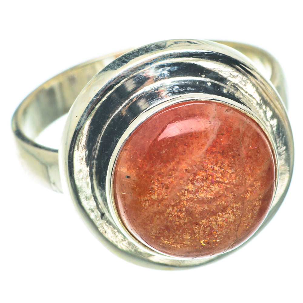 Sunstone Rings handcrafted by Anasilvercos - RING65117
