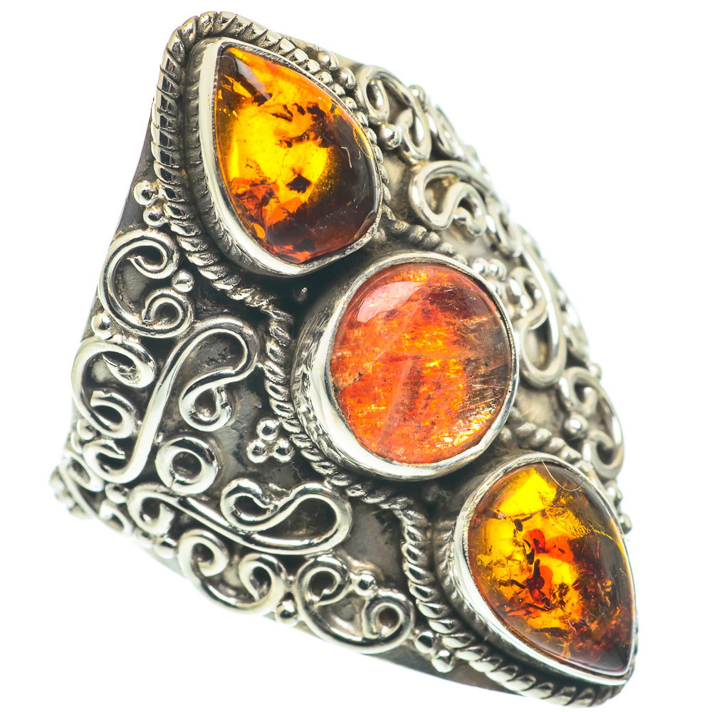 Sunstone Rings handcrafted by Anasilvercos - RING65130