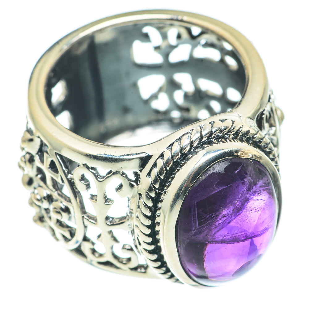 Amethyst Rings handcrafted by Anasilvercos - RING65134