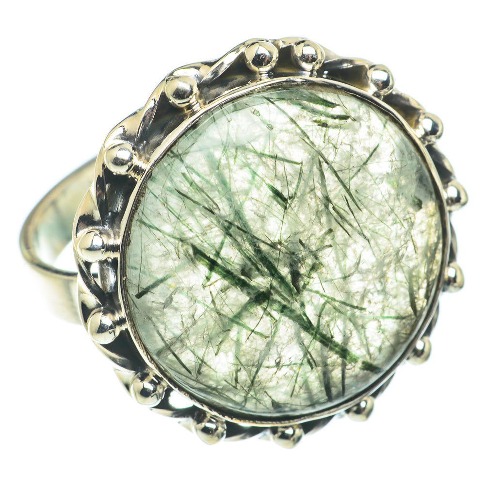 Tourmalinated Quartz Rings handcrafted by Anasilvercos - RING65139