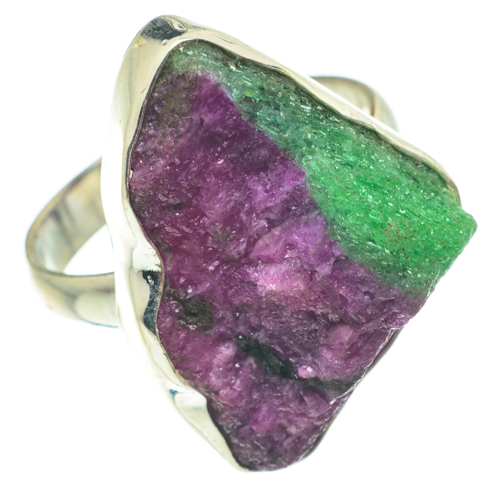 Ruby Zoisite Rings handcrafted by Anasilvercos - RING65142
