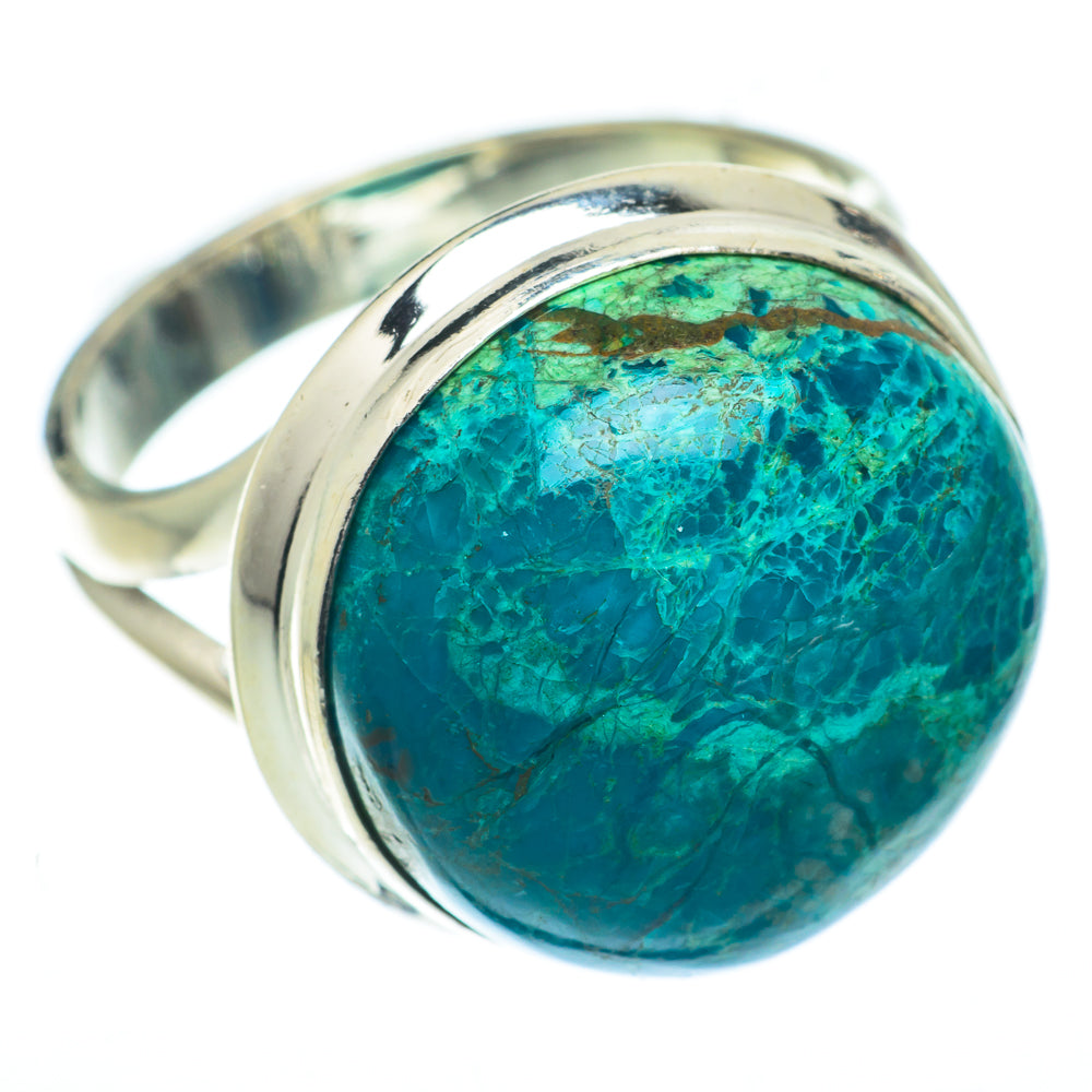 Chrysocolla Rings handcrafted by Anasilvercos - RING65150