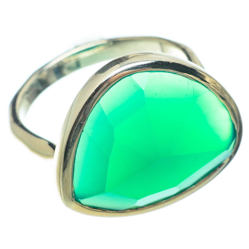 Green Onyx Rings handcrafted by Anasilvercos - RING65155