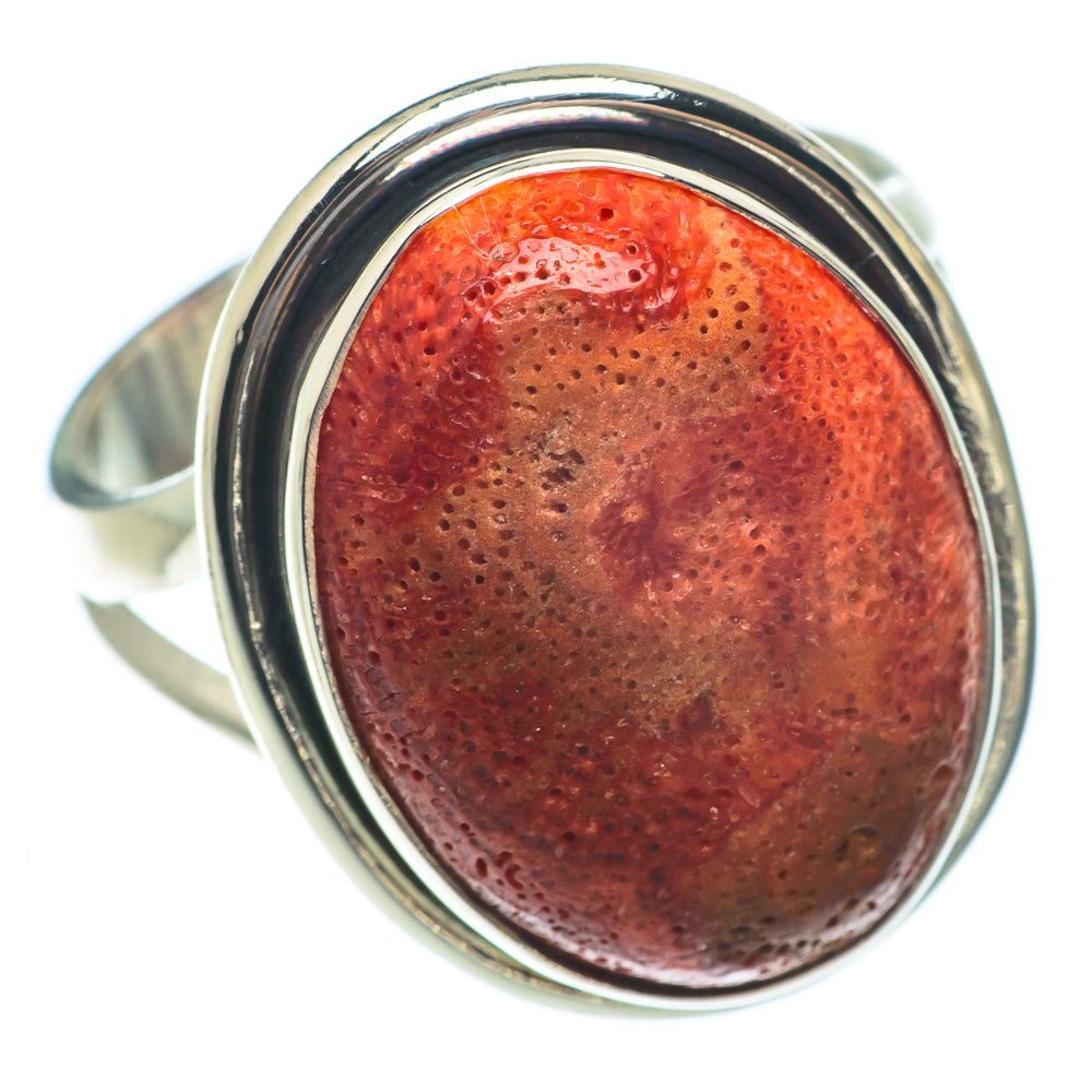 Sponge Coral Rings handcrafted by Anasilvercos - RING65160