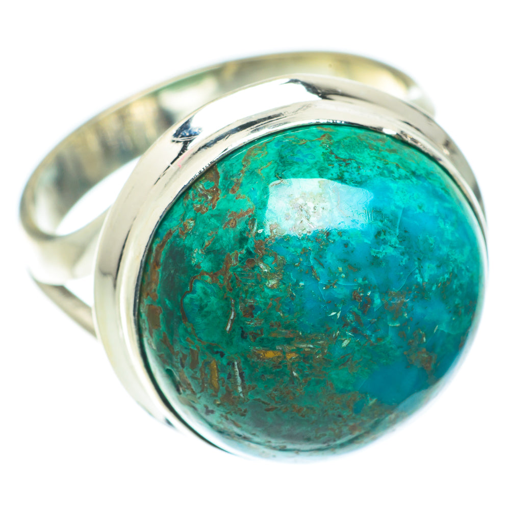 Chrysocolla Rings handcrafted by Anasilvercos - RING65174