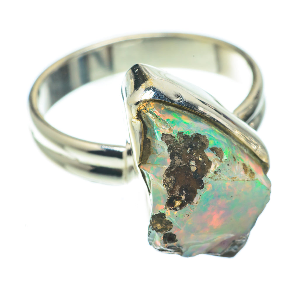 Ethiopian Opal Rings handcrafted by Anasilvercos - RING65176